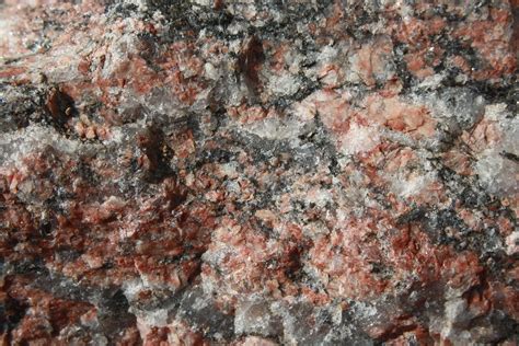Closeup Granite Texture - Mica, Quartz, and Feldspar - Photos Public Domain