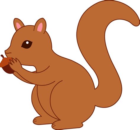 Clipart Of A Squirrel