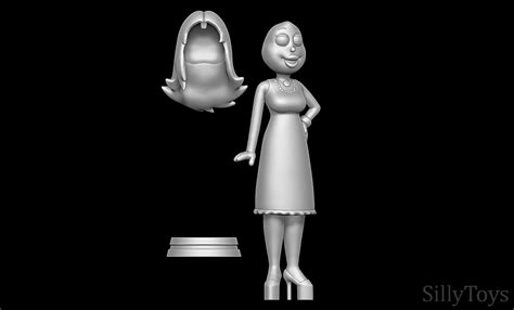 Francine Smith - American Dad 3D Model by SillyToys