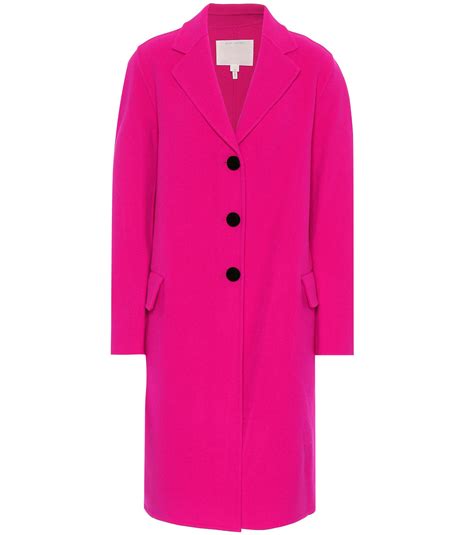 Marc Jacobs Oversized Wool-blend Coat in Hot Pink (Pink) - Lyst