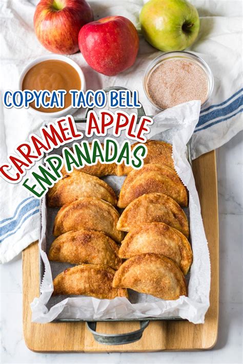 Copycat Taco Bell Caramel Apple Empanadas - Life With The Crust Cut Off