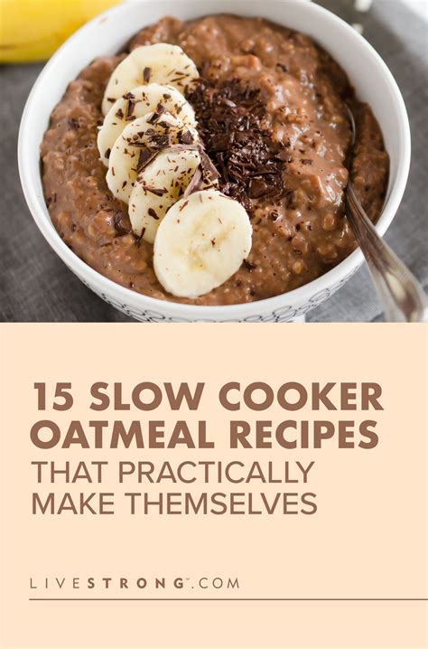 15 Slow Cooker Oatmeal Recipes | Easy Breakfast Ideas