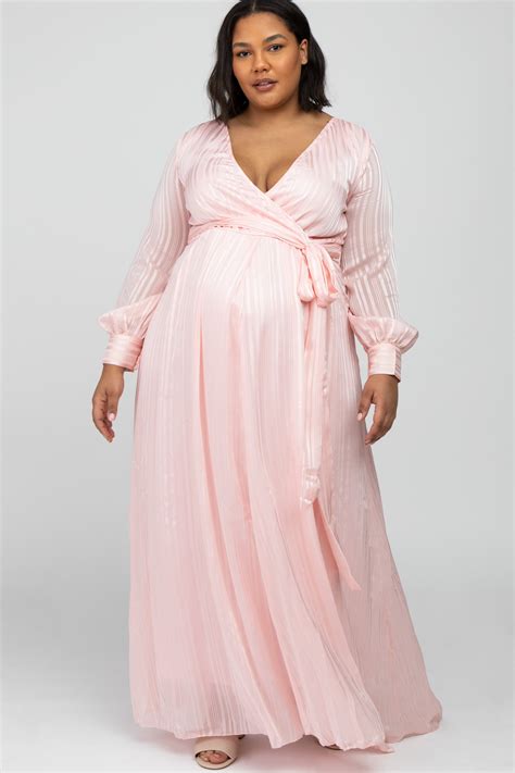 Blush Pink Plus Size Dresses
