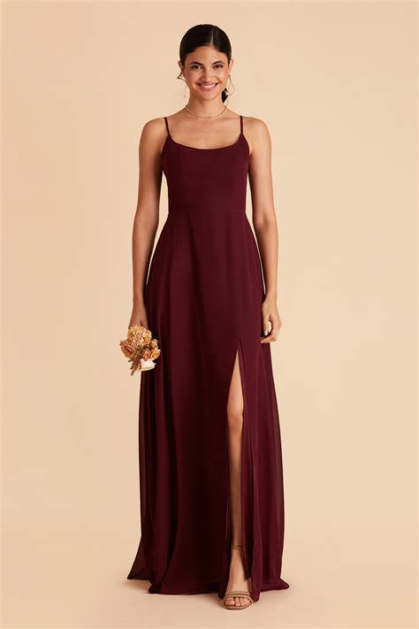 Burgundy Colored Bridesmaid Dresses