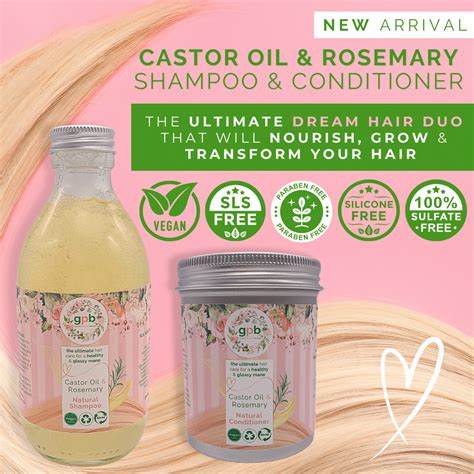 Castor Oil Shampoo and Conditioner with Rosemary Oil - Green Planet Beauty