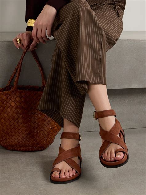 A.EMERY Jalen suede and leather sandals | Leather sandals, Shoes ...