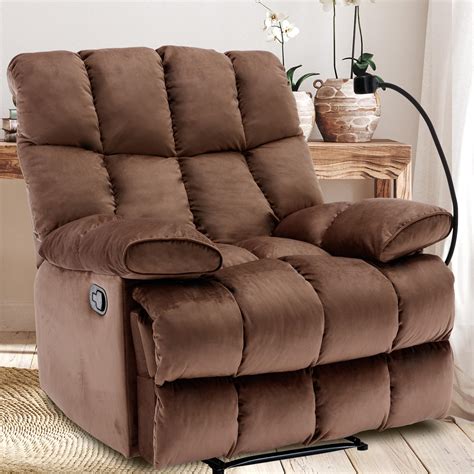 Amazon.com: GNMLP2020 Oversized Recliner Chair, Big Mans Recliner ...