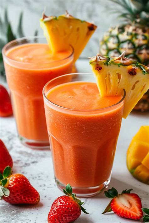 Sunrise Sunset Tropical Smoothie {Copycat Recipe} - The Daily Dish