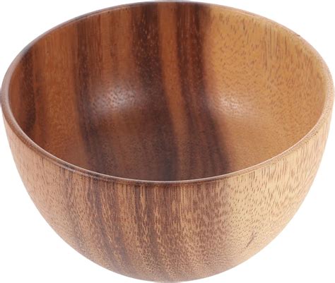 Amazon.com | NKII Small Wood Bowl Wooden Salad Bowl Mixing Bowl Kitchen ...