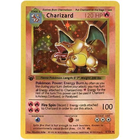 High Quality 1st Edition Shadowless Charizard Custom Handmade ...