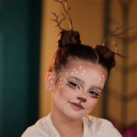Promise Tamang on Instagram: "Reindeer/ Deer girl Makeup 🎄 Used a lot ...