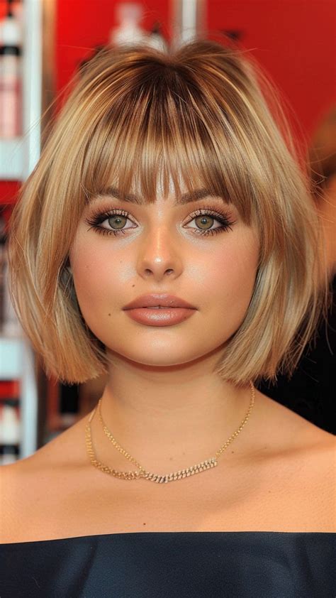 17 Flattering Bangs for Round Faces: Your Ultimate Styling Guide | Long ...