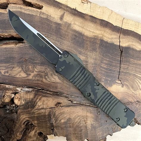 Microtech Combat Troodon S/E Olive Camo Standard Signature Series 143 ...