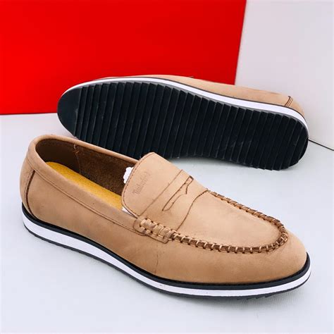 Casual Slip-on Leather Loafer-Brown In Ghana | Shopwice