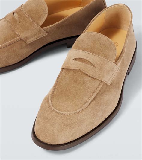 Brunello Cucinelli Suede penny loafers Brunello Cucinelli