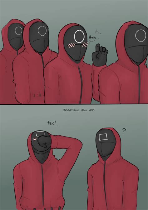 Circle x square guards | Squid game by bangbaaang on DeviantArt