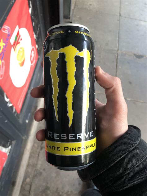 UK find of a Monster reserve white pineapple in a corner store (Import ...