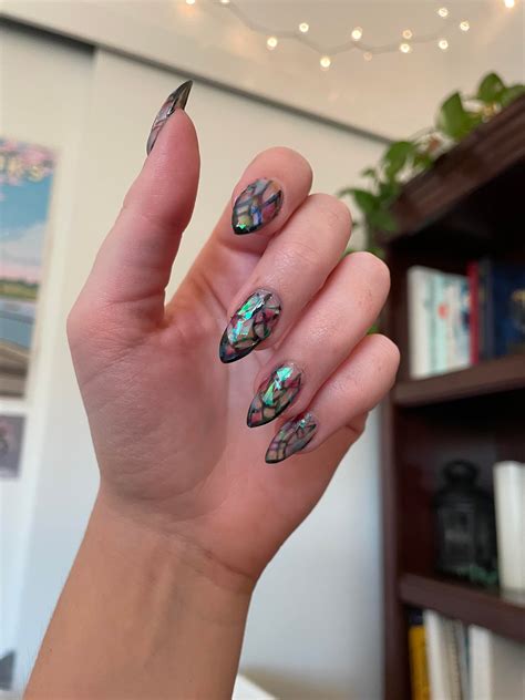 Stained glass nails : Nails