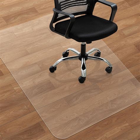 SHAREWIN Office Chair Mat for Hard Wood Floors, 120x75 cm Heavy Duty ...