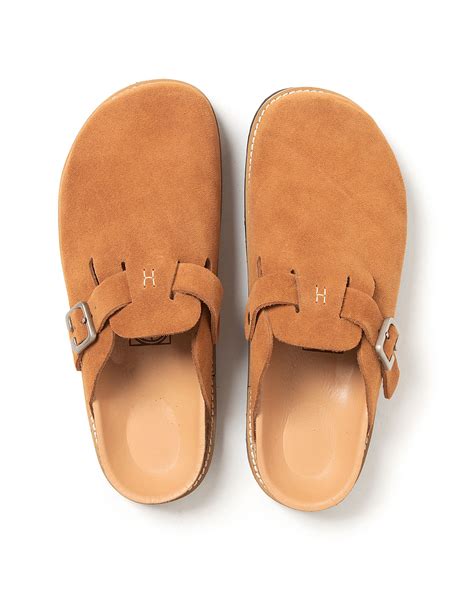 SLIP ON CLOG SANDALS COW SUEDE | hobo