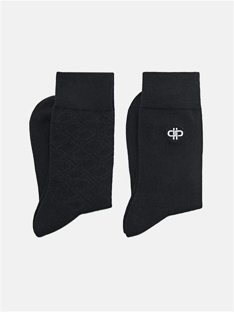 Black Men's Mid-Calf Socks - PEDRO International
