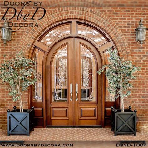 Arched Wood Double Front Door at Louise Burgess blog
