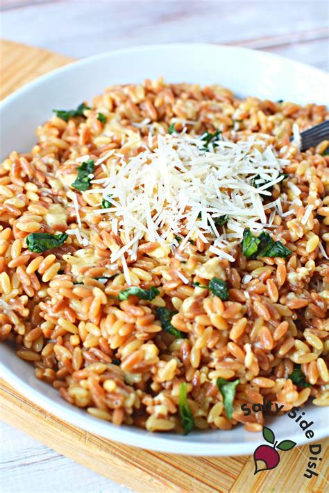 Parmesan Orzo with Fresh Basil - Perfection! | Salty Side Dish