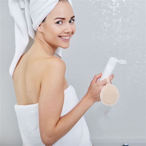 OUNONA Loofah Scrubber Exfoliating Bath Sponge for Body Cotton Body ...