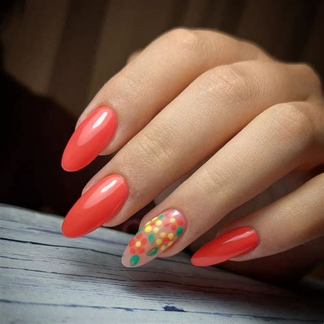 45 Coral Nail Ideas | Bright coral nails, Summer nails, Nail colors