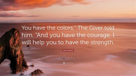 The Giver Quotes About Colors