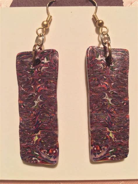 Natasha Style Polymer Clay Bead Earrings - Etsy UK