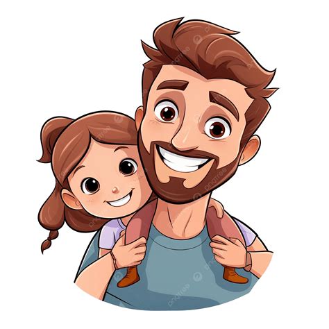 Father And Daughter Clip Art, Cartoon, Child, Kid PNG Transparent Image and Clipart for Free ...