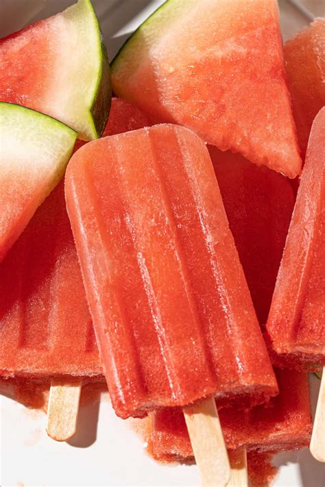 Watermelon Tequila Popsicles - The Boozy Ginger