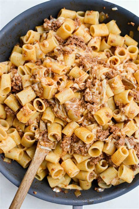 Easy Cheesy Beef Pasta Skillet - Simply Scratch