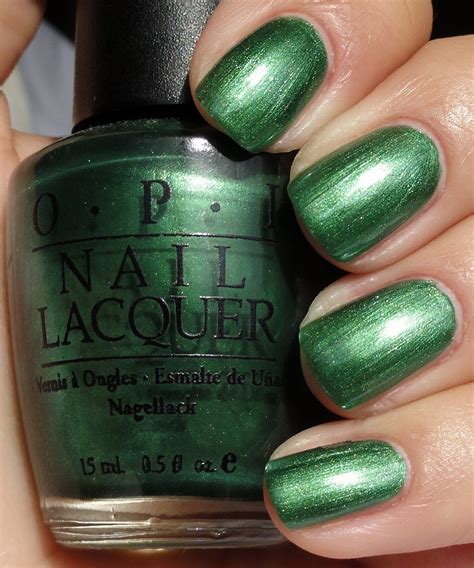Opi green glitter nail polish online