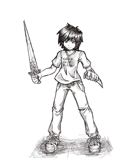 Camp Halfblood: Percy Jackson Art: Anaklusmos-Riptide