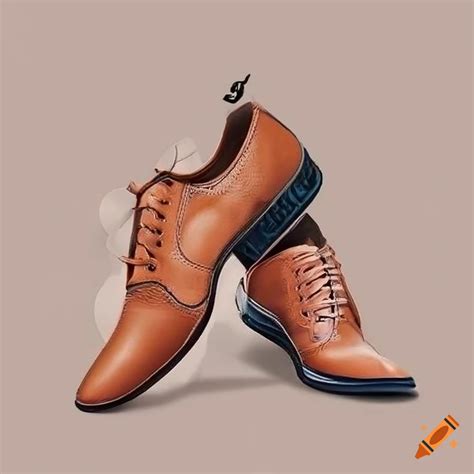 Logo for ashour shoes genuine leather shoe store on Craiyon