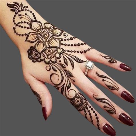 Flower Mehndi Design: + 250 Beautiful Flower Mehndi Designs Simple ...