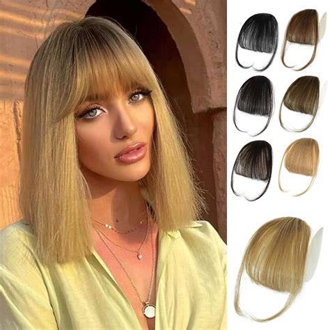 Amazon.com : NAYOO Bangs Hair Clip in Bangs 100% Real Human Hair ...