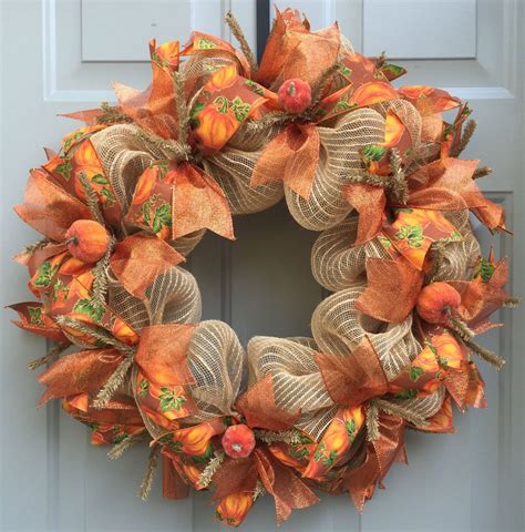 20 Fall Deco Mesh Wreath Ideas