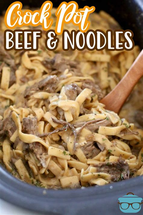 Easy Crockpot Beef Tips And Noodles Recipe | Deporecipe.co