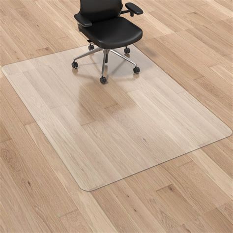 HOMEK Office Chair Mat for Hardwood Floor - Easy Glide Computer Desk ...