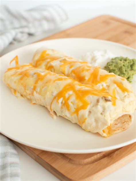 Chicken Enchiladas with Sour Cream White Sauce - The Ashcroft Family Table