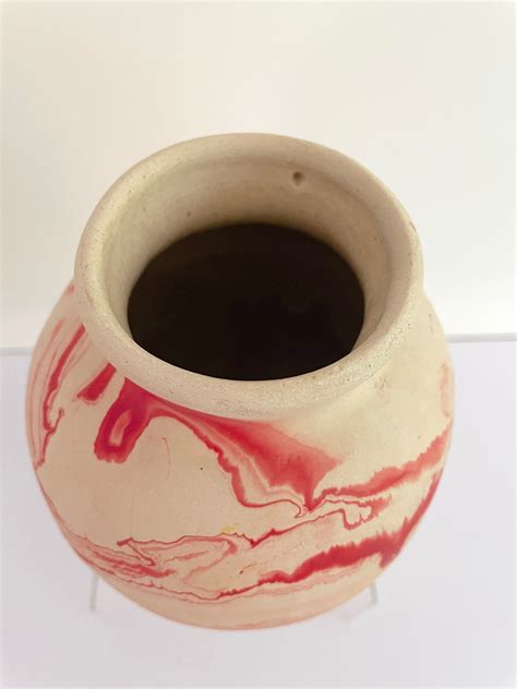 Nemadji Pottery, Nemadji Vase, Red Nemadji, Vitnage Pottery, Vitnage ...