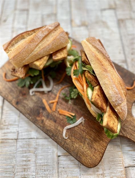 Vegan Banh Mi Sandwiches - Let's Go Tomato