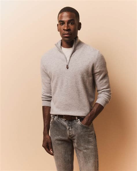 Neiman Marcus Men's Cashmere Quarter-Zip Sweater | Neiman Marcus