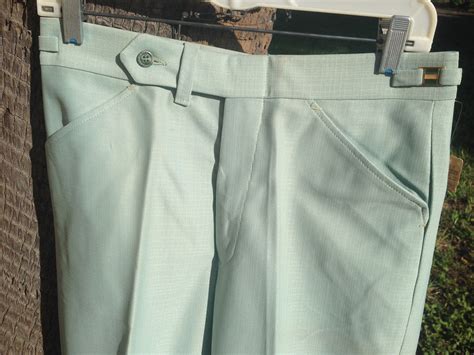 Campus Concept 2 Fern Green 70s Polyester Dress Flare Pants Zodiac's ...