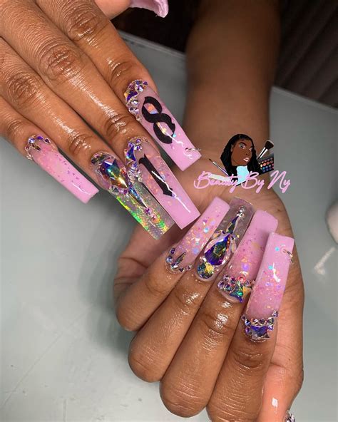 Acrylic Nails Birthday Ideas at Charles Macias blog