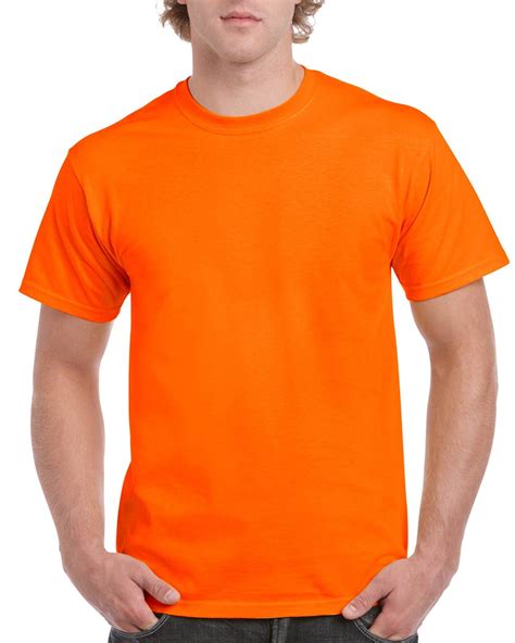 Gildan Mens Ultra Cotton T-Shirt, XL, Safety Orange - Walmart.com