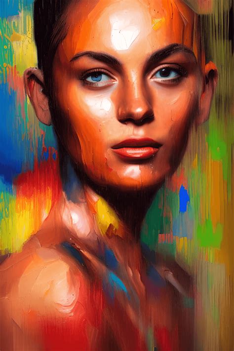 Oil Painting Portrait of Famous People with Serene Expression ...